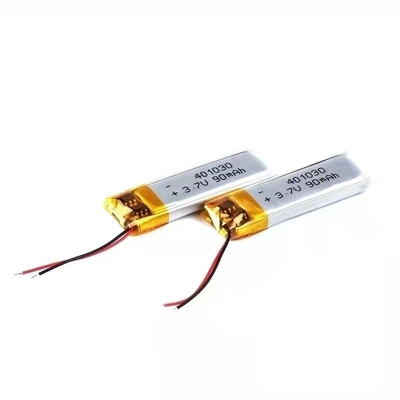1S1P लिथियम पॉलिमर बैटरी 90mAh 3.7v आयताकार लिथियम आयन बैटरी
