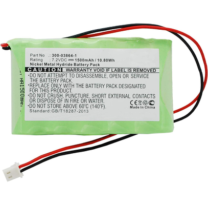 Ni-MH वैक्यूम क्लीनर लिथियम बैटरी 1500mAh 7.2V ली आयन बैटरी 300-03864-1