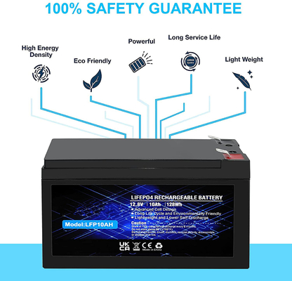 LFP लिथियम फॉस्फेट रिचार्जेबल बैटरी IP67 12.8V 100Ah LiFePO4 बैटरी