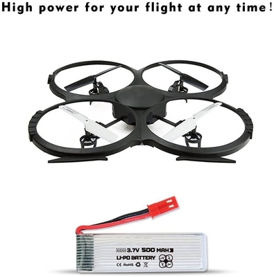NCM रिचार्जेबल ली आयन पॉलिमर बैटरी पैक 3.7V 500mAh लाइपो बैटरी