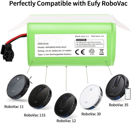 Ecovacs Deebot 2600mAh लिथियम आयन बैटरी 14.4V रिचार्जेबल बैटरी N79S