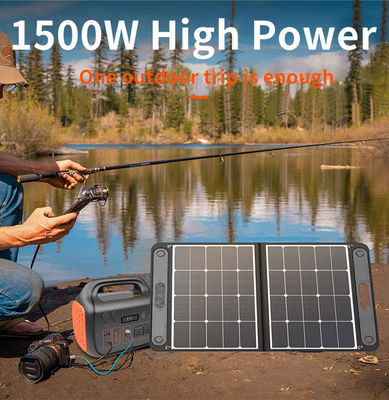 आउटडोर इमरजेंसी 1000W पोर्टेबल सोलर जेनरेटर पावर स्टेशन 40000mAh