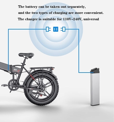 48V 12.8Ah ई बाइक साइकिल लिथियम बैटरी रिचार्जेबल TB108 750W