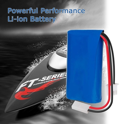 रिचार्जेबल 1300mah ली आयन बैटरी NCM 7.4V लिथियम आयन बैटरी पैक UN