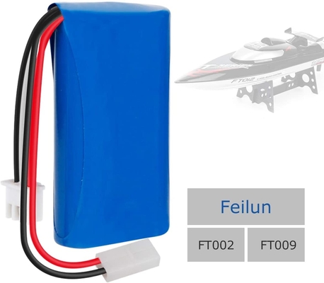 रिचार्जेबल 1300mah ली आयन बैटरी NCM 7.4V लिथियम आयन बैटरी पैक UN