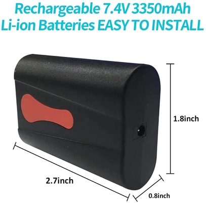 8Ah पोर्टेबल ली आयन बैटरी 3350mAh 7.4v स्मार्ट लिथियम बैटरी पैक
