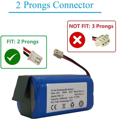 घरेलू उपकरणों के लिए NCM 14.4V डीप साइकिल लिथियम आयन बैटरी पैक