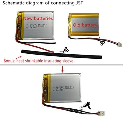 Nuvi 205 लिथियम पॉलिमर रिचार्जेबल बैटरी 3.7V 1000mAh ली आयन बैटरी GPS
