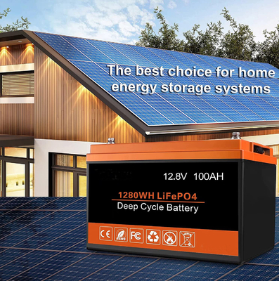 BMS 12V 200Ah लिथियम आयन बैटरी LFP डीप साइकिल लिथियम आयरन फॉस्फेट बैटरी